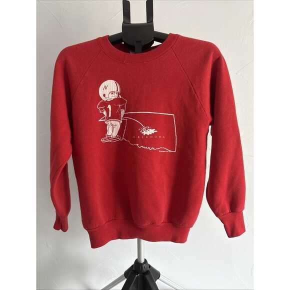 Fruit of the Loom Other - VTG 1980s Nebraska Cornhuskers Oklahoma Sooners Sweatshirt Fruit of the Loom M